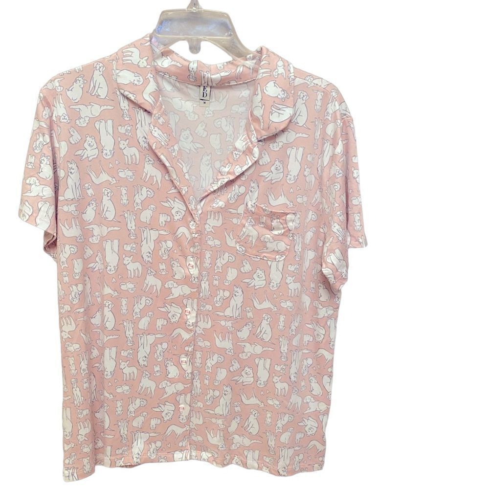 Ellen DeGeneres Dog Pajamas Top Size Medium New Without Tags